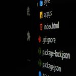a close up of a computer screen with a bunch of words on it
